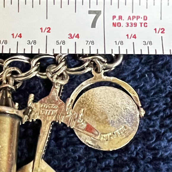 FINAL Price…..Sterling Silver Charm Bracelet A Travelers Delight - Picture 12 of 12
